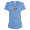 Women's Snow Heather Jersey V-Neck T-Shirt Thumbnail