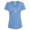 Women's Snow Heather Jersey V-Neck T-Shirt Thumbnail