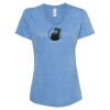Women's Snow Heather Jersey V-Neck T-Shirt Thumbnail