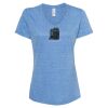 Women's Snow Heather Jersey V-Neck T-Shirt Thumbnail