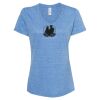 Women's Snow Heather Jersey V-Neck T-Shirt Thumbnail