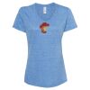 Women's Snow Heather Jersey V-Neck T-Shirt Thumbnail