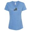 Women's Snow Heather Jersey V-Neck T-Shirt Thumbnail