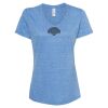Women's Snow Heather Jersey V-Neck T-Shirt Thumbnail