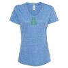 Women's Snow Heather Jersey V-Neck T-Shirt Thumbnail