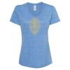 Women's Snow Heather Jersey V-Neck T-Shirt Thumbnail