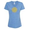 Women's Snow Heather Jersey V-Neck T-Shirt Thumbnail