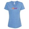 Women's Snow Heather Jersey V-Neck T-Shirt Thumbnail