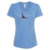 Women's Snow Heather Jersey V-Neck T-Shirt Thumbnail