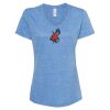 Women's Snow Heather Jersey V-Neck T-Shirt Thumbnail