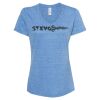 Women's Snow Heather Jersey V-Neck T-Shirt Thumbnail