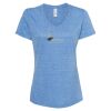 Women's Snow Heather Jersey V-Neck T-Shirt Thumbnail
