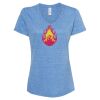 Women's Snow Heather Jersey V-Neck T-Shirt Thumbnail