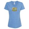 Women's Snow Heather Jersey V-Neck T-Shirt Thumbnail