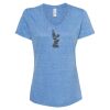 Women's Snow Heather Jersey V-Neck T-Shirt Thumbnail