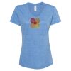 Women's Snow Heather Jersey V-Neck T-Shirt Thumbnail