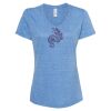 Women's Snow Heather Jersey V-Neck T-Shirt Thumbnail