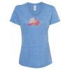 Women's Snow Heather Jersey V-Neck T-Shirt Thumbnail
