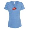 Women's Snow Heather Jersey V-Neck T-Shirt Thumbnail
