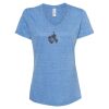 Women's Snow Heather Jersey V-Neck T-Shirt Thumbnail