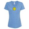 Women's Snow Heather Jersey V-Neck T-Shirt Thumbnail