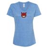 Women's Snow Heather Jersey V-Neck T-Shirt Thumbnail