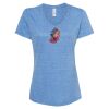 Women's Snow Heather Jersey V-Neck T-Shirt Thumbnail
