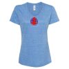 Women's Snow Heather Jersey V-Neck T-Shirt Thumbnail