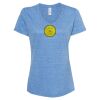 Women's Snow Heather Jersey V-Neck T-Shirt Thumbnail