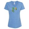 Women's Snow Heather Jersey V-Neck T-Shirt Thumbnail