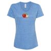 Women's Snow Heather Jersey V-Neck T-Shirt Thumbnail