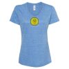 Women's Snow Heather Jersey V-Neck T-Shirt Thumbnail