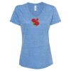 Women's Snow Heather Jersey V-Neck T-Shirt Thumbnail