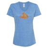 Women's Snow Heather Jersey V-Neck T-Shirt Thumbnail