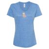 Women's Snow Heather Jersey V-Neck T-Shirt Thumbnail