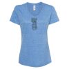Women's Snow Heather Jersey V-Neck T-Shirt Thumbnail