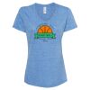 Women's Snow Heather Jersey V-Neck T-Shirt Thumbnail
