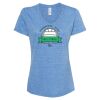 Women's Snow Heather Jersey V-Neck T-Shirt Thumbnail