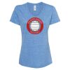 Women's Snow Heather Jersey V-Neck T-Shirt Thumbnail
