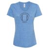 Women's Snow Heather Jersey V-Neck T-Shirt Thumbnail
