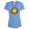Women's Snow Heather Jersey V-Neck T-Shirt Thumbnail