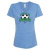 Women's Snow Heather Jersey V-Neck T-Shirt Thumbnail