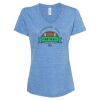 Women's Snow Heather Jersey V-Neck T-Shirt Thumbnail