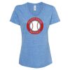 Women's Snow Heather Jersey V-Neck T-Shirt Thumbnail