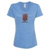 Women's Snow Heather Jersey V-Neck T-Shirt Thumbnail
