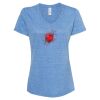 Women's Snow Heather Jersey V-Neck T-Shirt Thumbnail