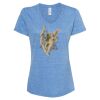 Women's Snow Heather Jersey V-Neck T-Shirt Thumbnail