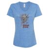 Women's Snow Heather Jersey V-Neck T-Shirt Thumbnail