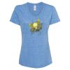 Women's Snow Heather Jersey V-Neck T-Shirt Thumbnail