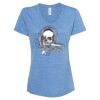 Women's Snow Heather Jersey V-Neck T-Shirt Thumbnail